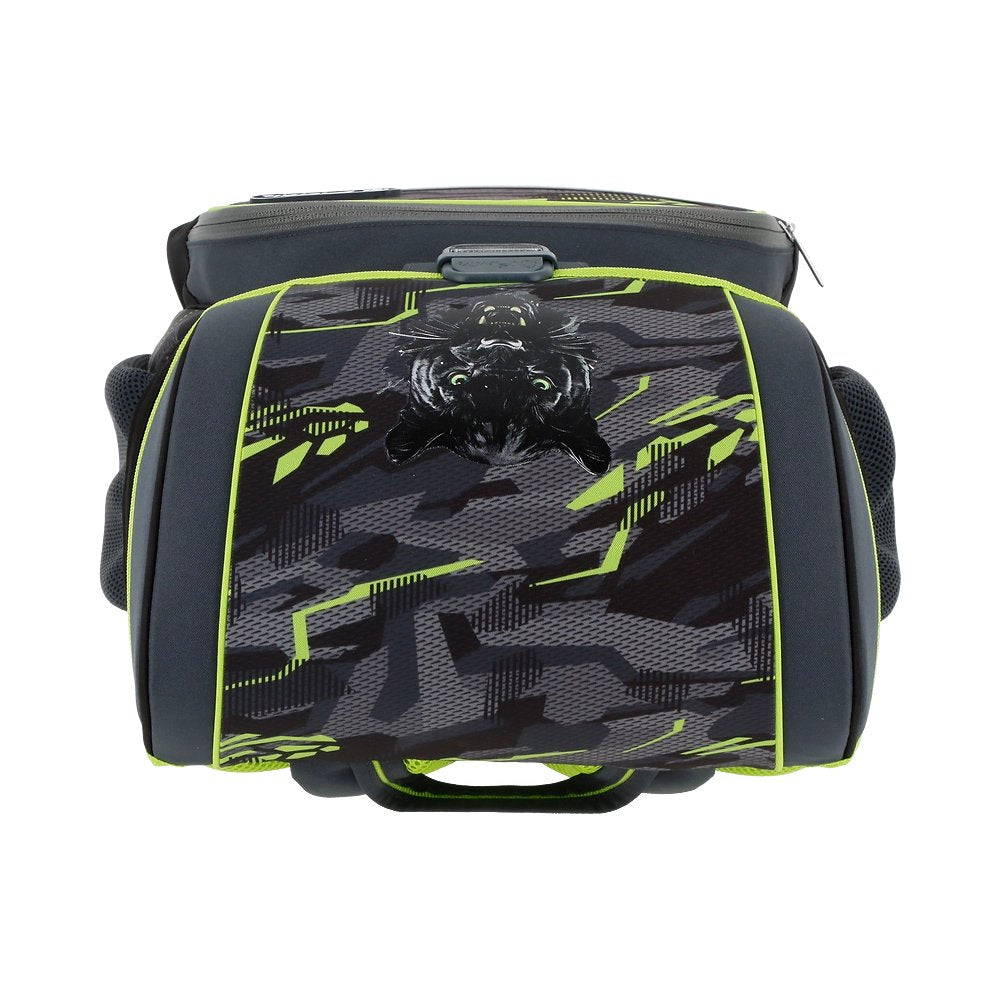 Herlitz Juego De Mochilas Escolares De 4 Piezas, 17 L, Ergonómica,Gris, Verde