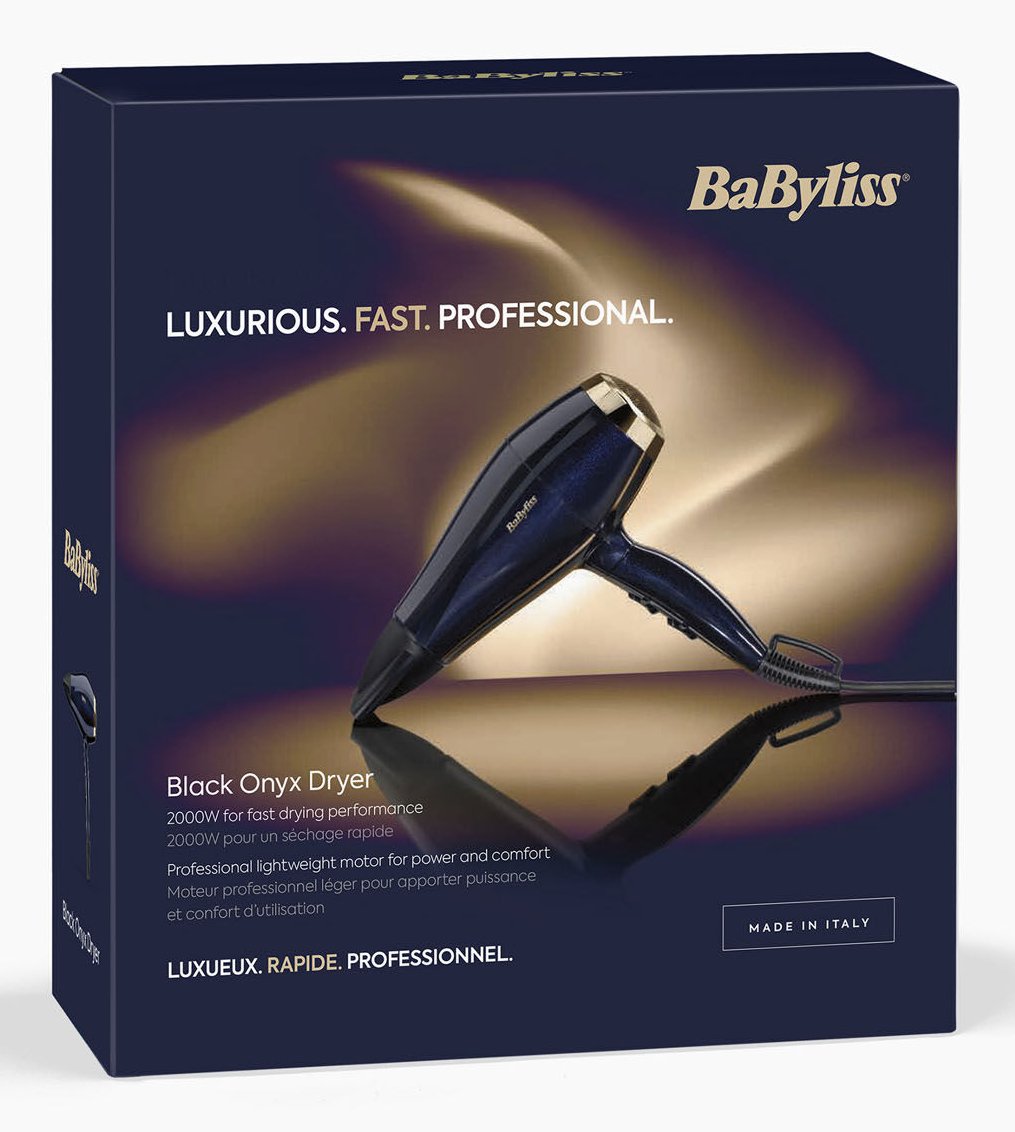 EAN 3030050192940 - BaByliss 5911E secador 2000 W Negro, Oro imagen 4