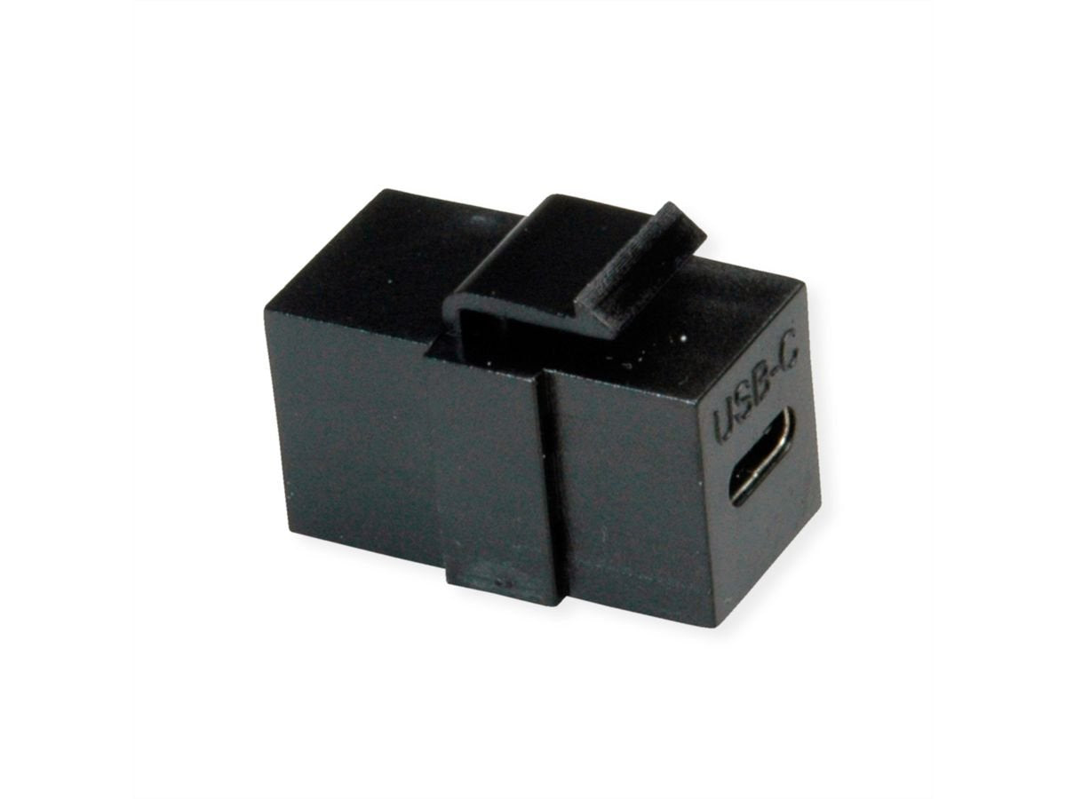 Usb Tipo C Keystone Módulo Negro