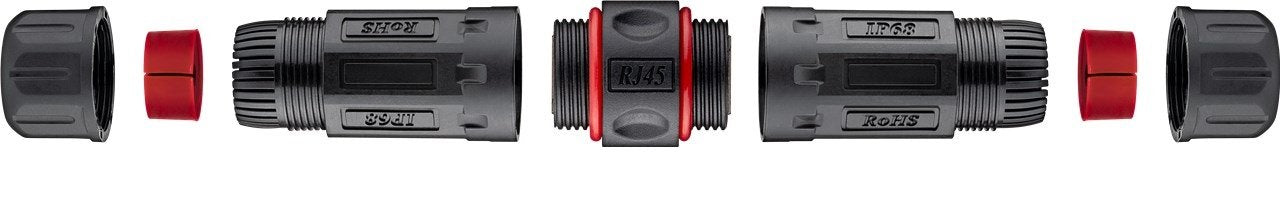 Goobay 79566 Adaptador Modular Rj45 Cat.6 Para Exterior (Ip68) Stp