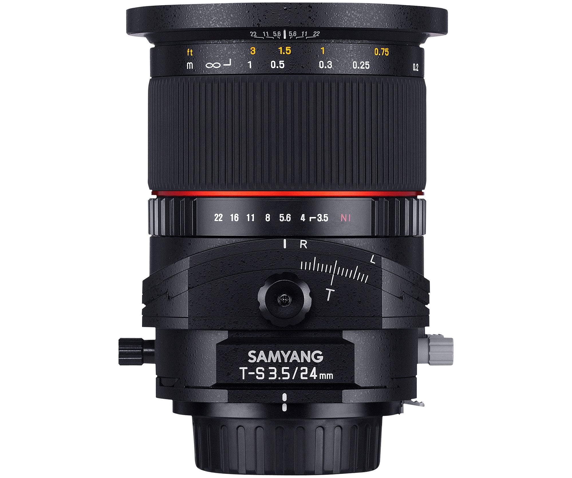 Samyang Tilt/Shift 24mm F/3.5 Ed As Ums, Nikon Ae Slr Objetivo Ancho Negro