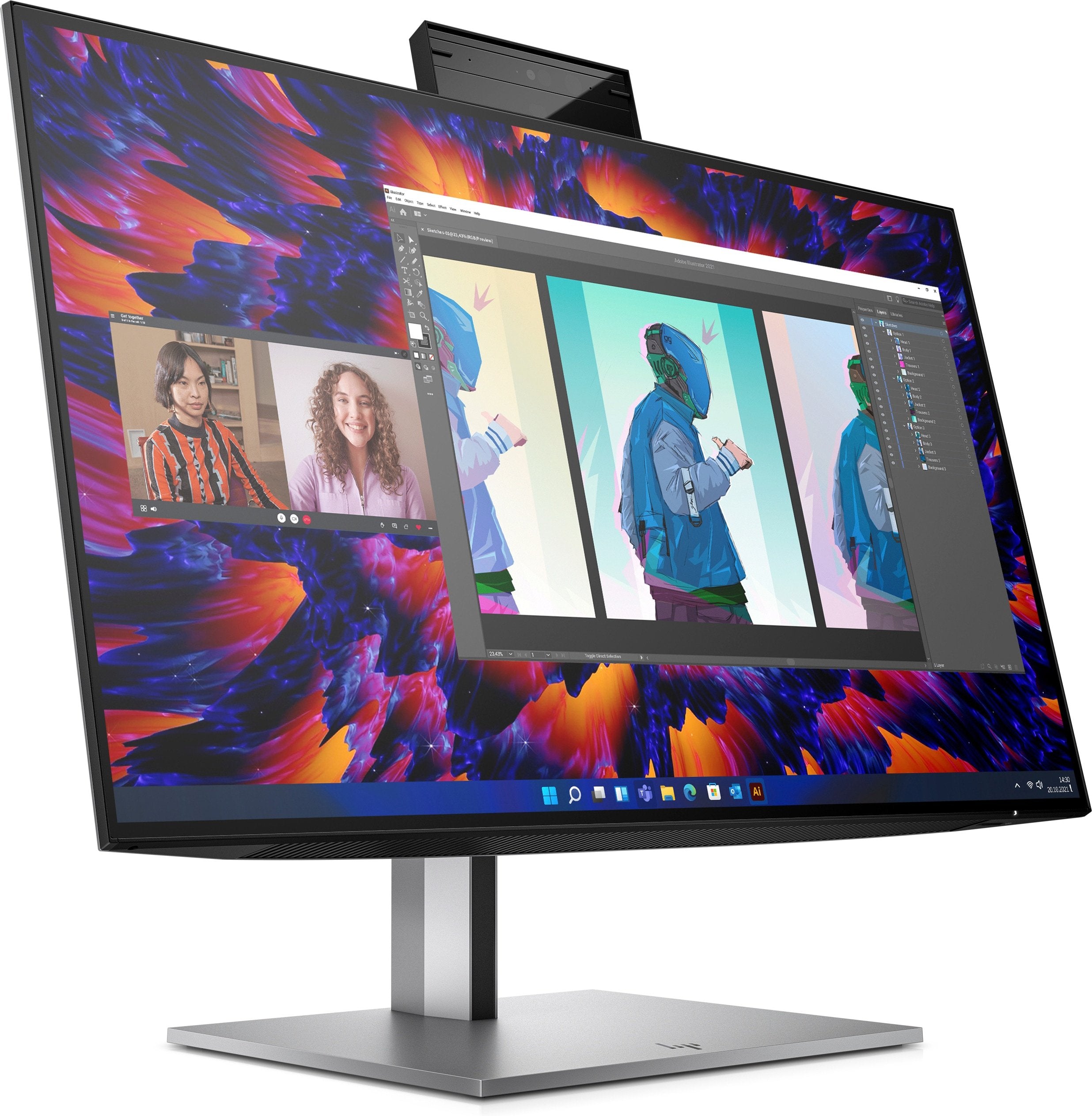 EAN 0196188123478 - HP Z24m G3 QHD Conferencing Display pantalla para PC 60,5 cm (23.8") 2560 x 1440 Pixeles Quad HD LCD Plat imagen 3