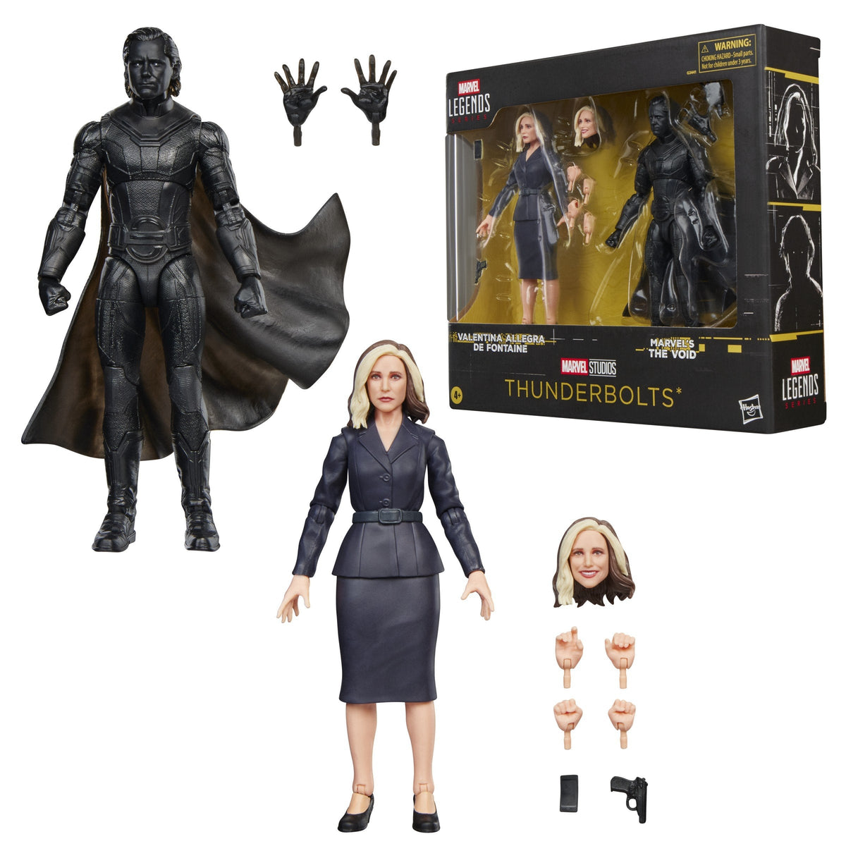 Set 2 Figuras Valentina Allegra De Fontaine & Marvels The Void Thunderbolts Marvel 15cm
