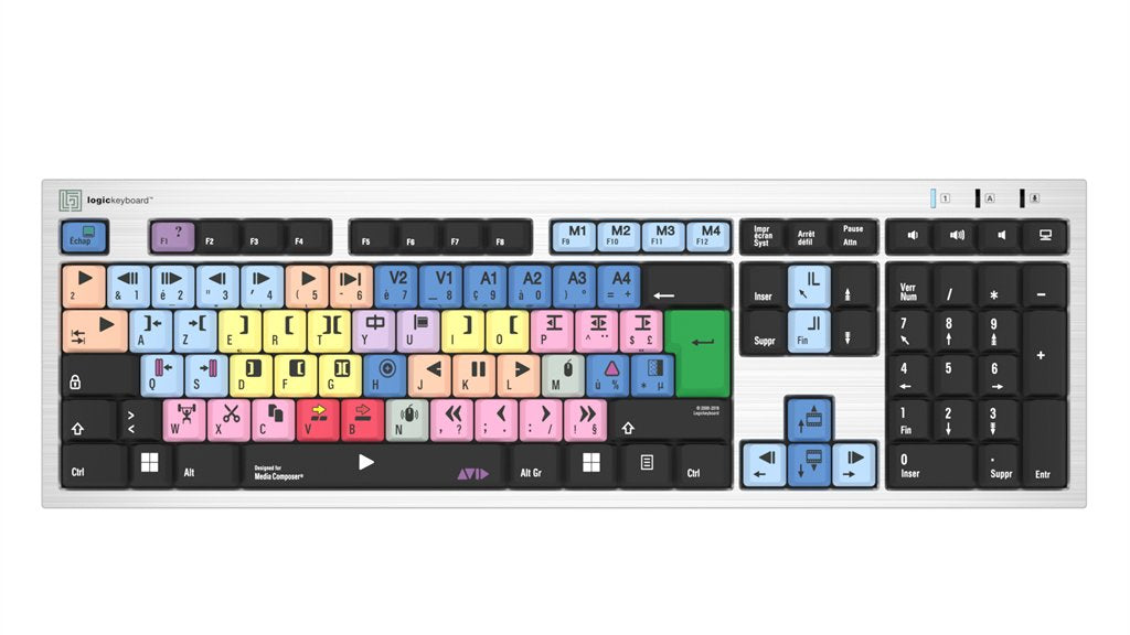 EAN 5707795006549 - Logickeyboard LKB-MCOM4-AJPU-FR teclado Universal USB AZERTY Francés Plata imagen 1