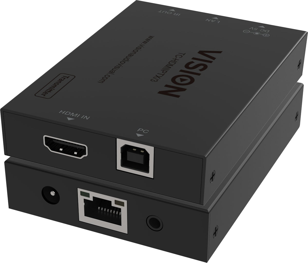 EAN 6862534000000 - Vision HDMI-over-IP Receiver Receptor AV Negro imagen 3