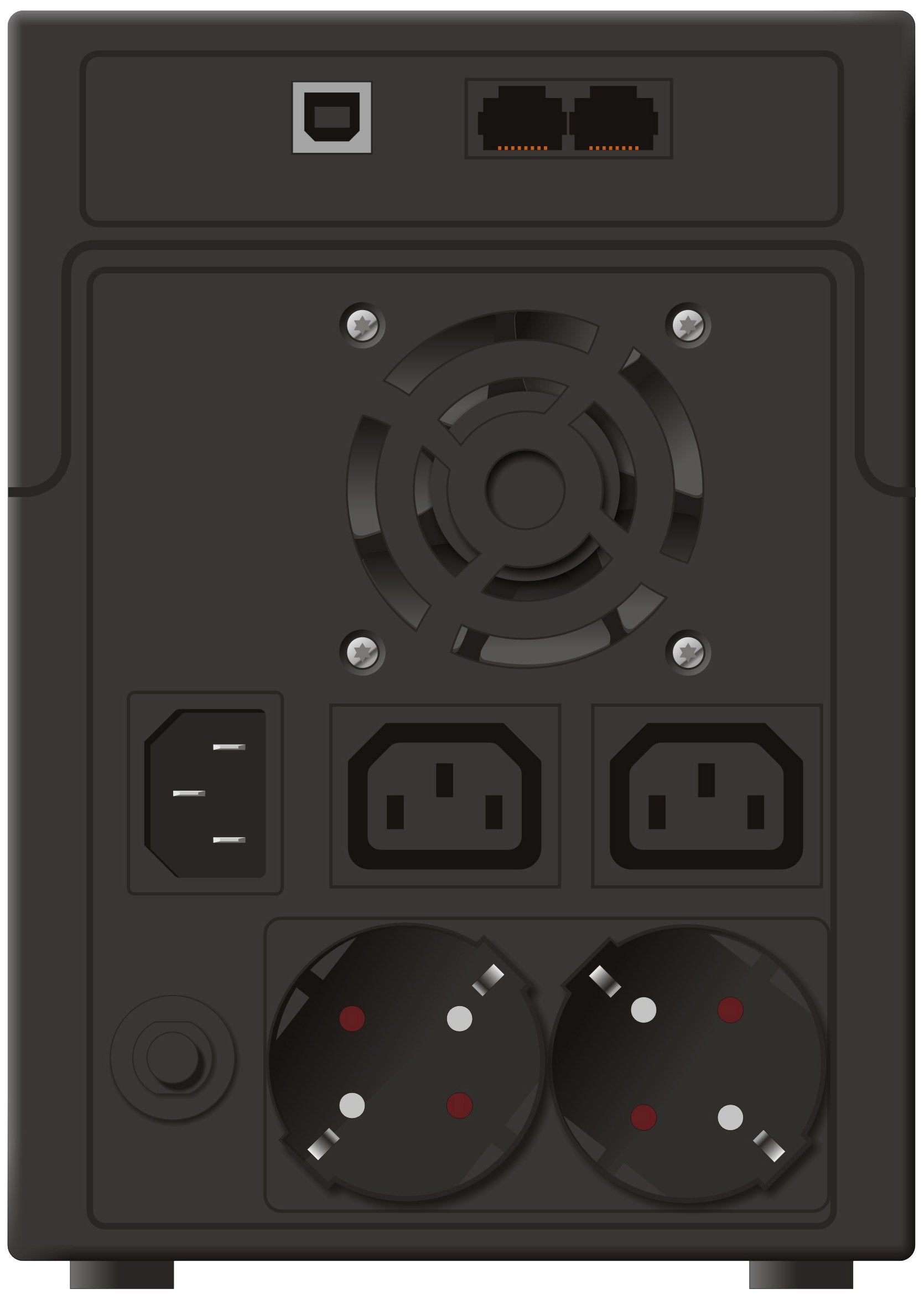 EAN 4260074976502 - PowerWalker VI 2200 SHL Schuko sistema de alimentación ininterrumpida (UPS) Línea interactiva 2,2 kVA 120 imagen 4