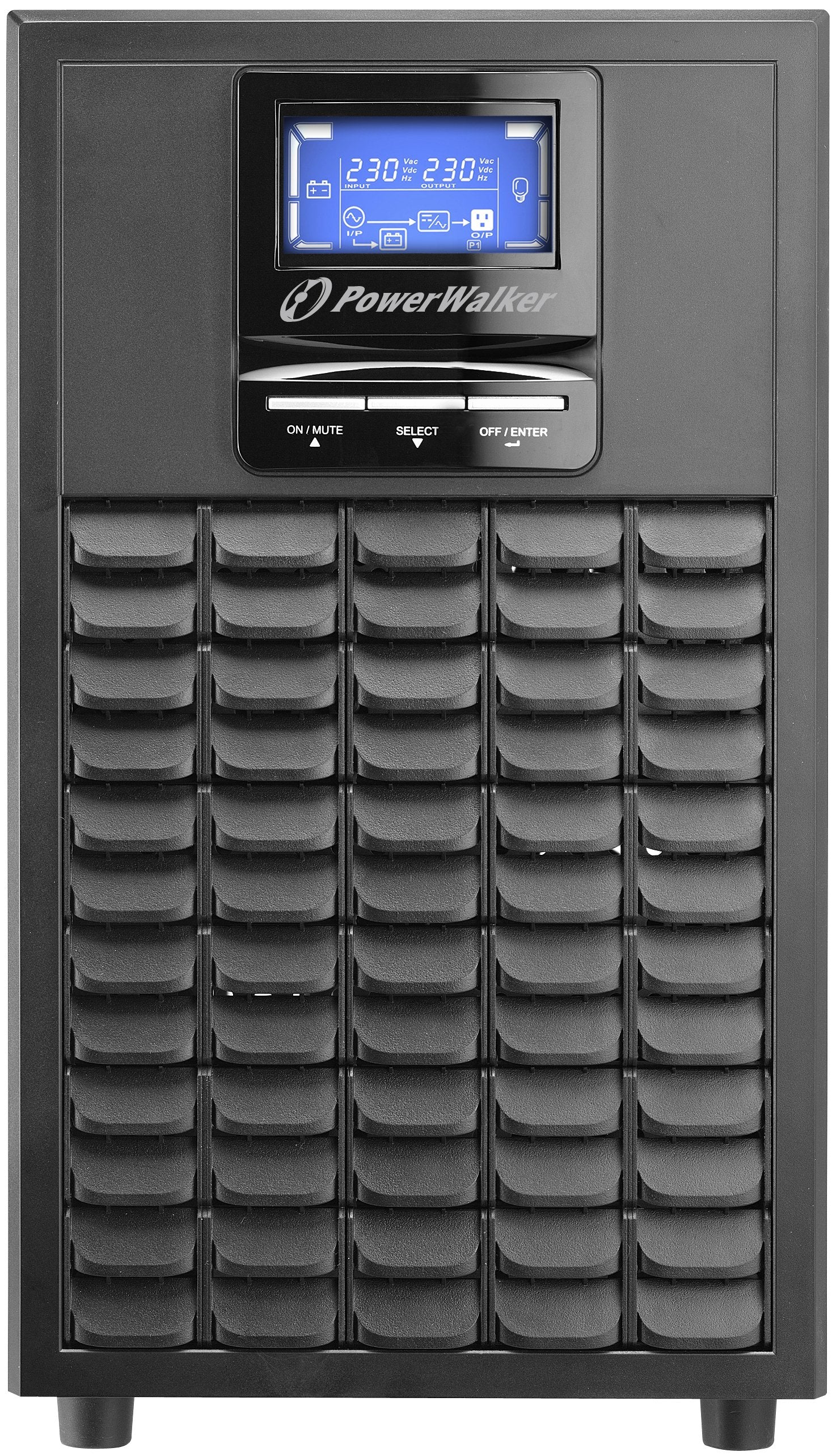 EAN 4260074976571 - PowerWalker VFI 3000C LCD sistema de alimentación ininterrumpida (UPS) Doble conversión (en línea) 3 kVA imagen 2