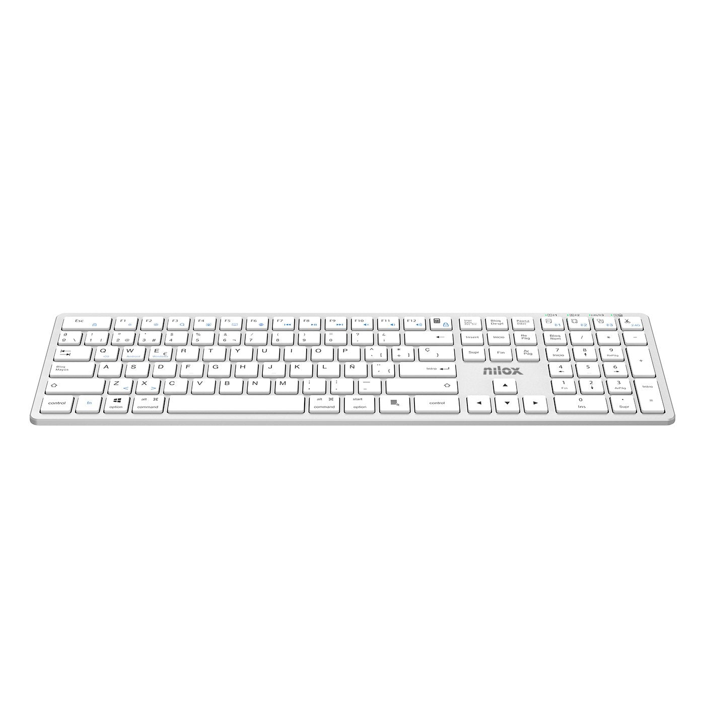 Teclado Professional Wireless Silve