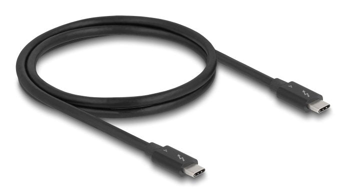 Delock Thunderbolt? 4 Cable 40 Gbps Pd 3.1 240 W 1 M Negro