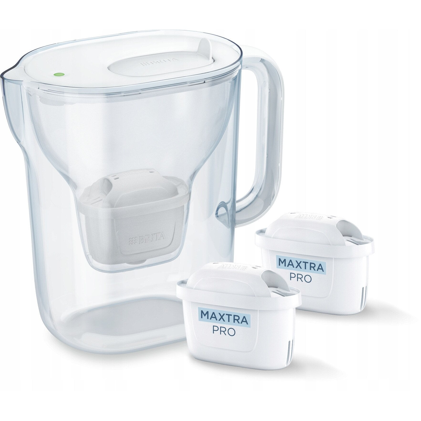 EAN 4006387146467 - Brita Style Essential + 2 Maxtra Pro Pure Performance Filtro de agua para jarra 2,4 L Transparente, Blanc imagen 3