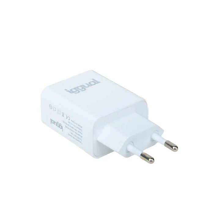 EAN 8435364318188 - iggual IGG318188 cargador de dispositivo móvil Universal Blanco Corriente alterna Interior imagen 3