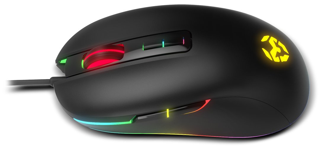 Krom Pack Rgb Teclado Membrana Y Raton Kalyos Sp