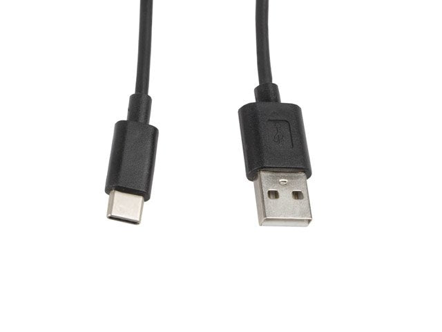 Lanberg Cable Usb 2.0 A Usb Tipo-C M/M 1m Negro Ca-Usbo-10cc-0010-Bk