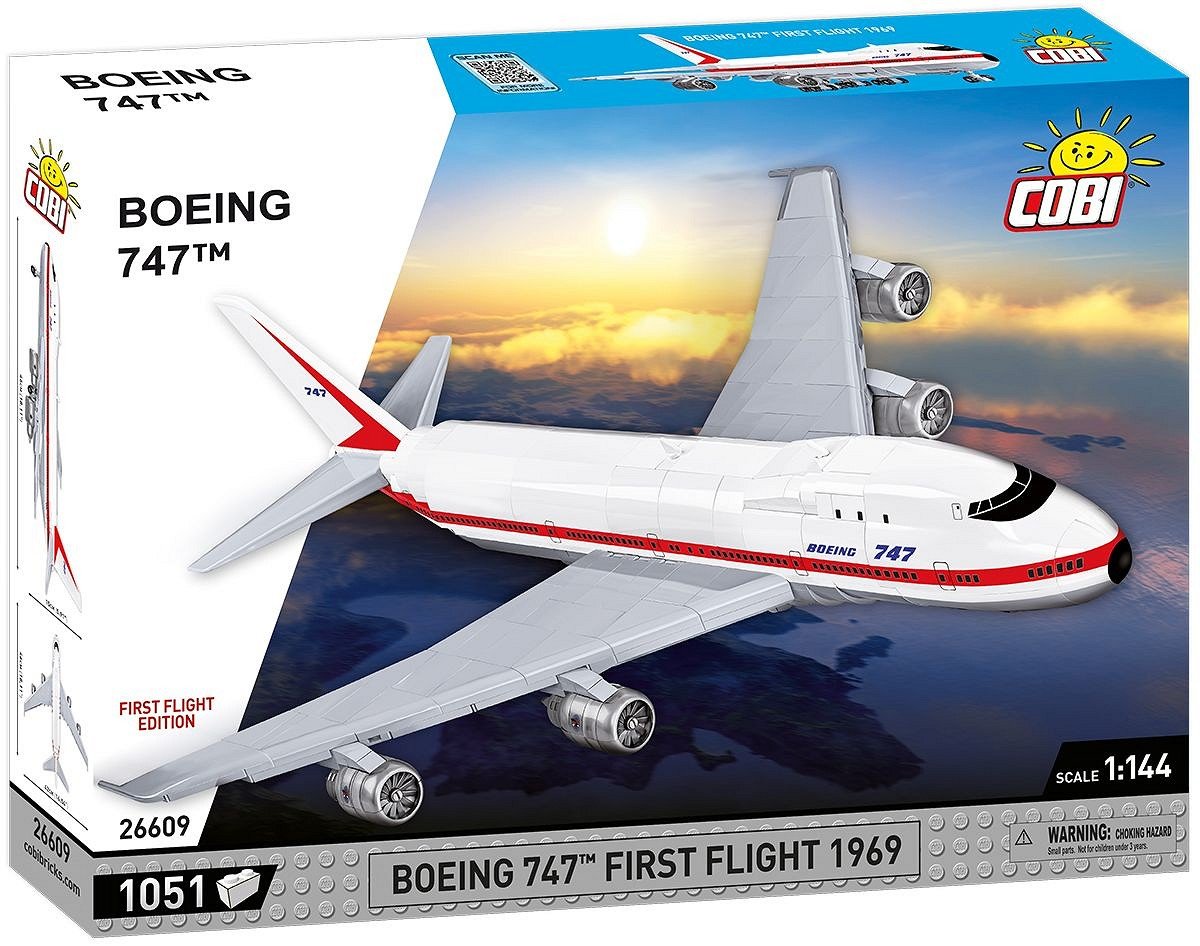 EAN 5902251266097 - COBI Boeing 747 First Flight 1969 imagen 8