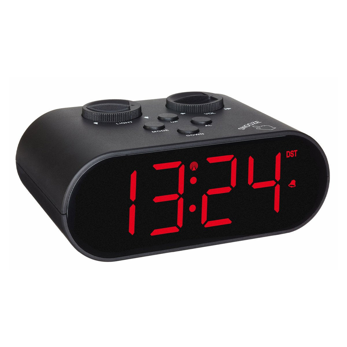 Tfa 60.2551.01 Radio Despertador Negro Alarmzeiten 1