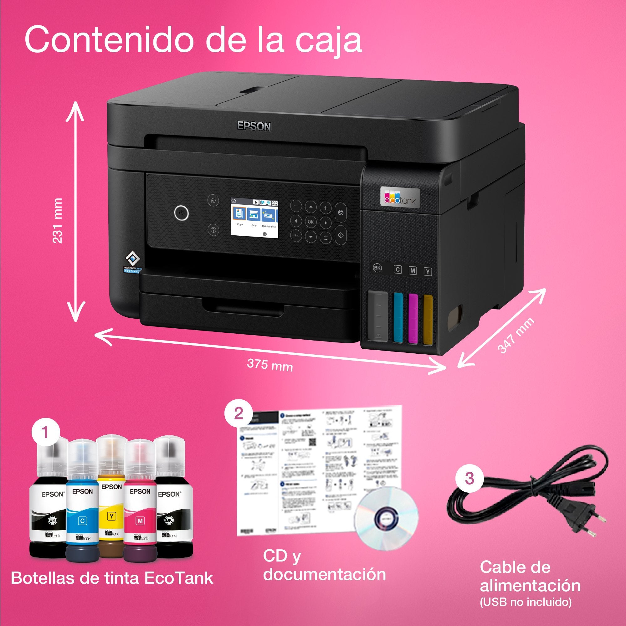 EAN 8715946683782 - Epson EcoTank ET-3850 Inyección de tinta 4800 x 1200 DPI 33 ppm Wifi imagen 28