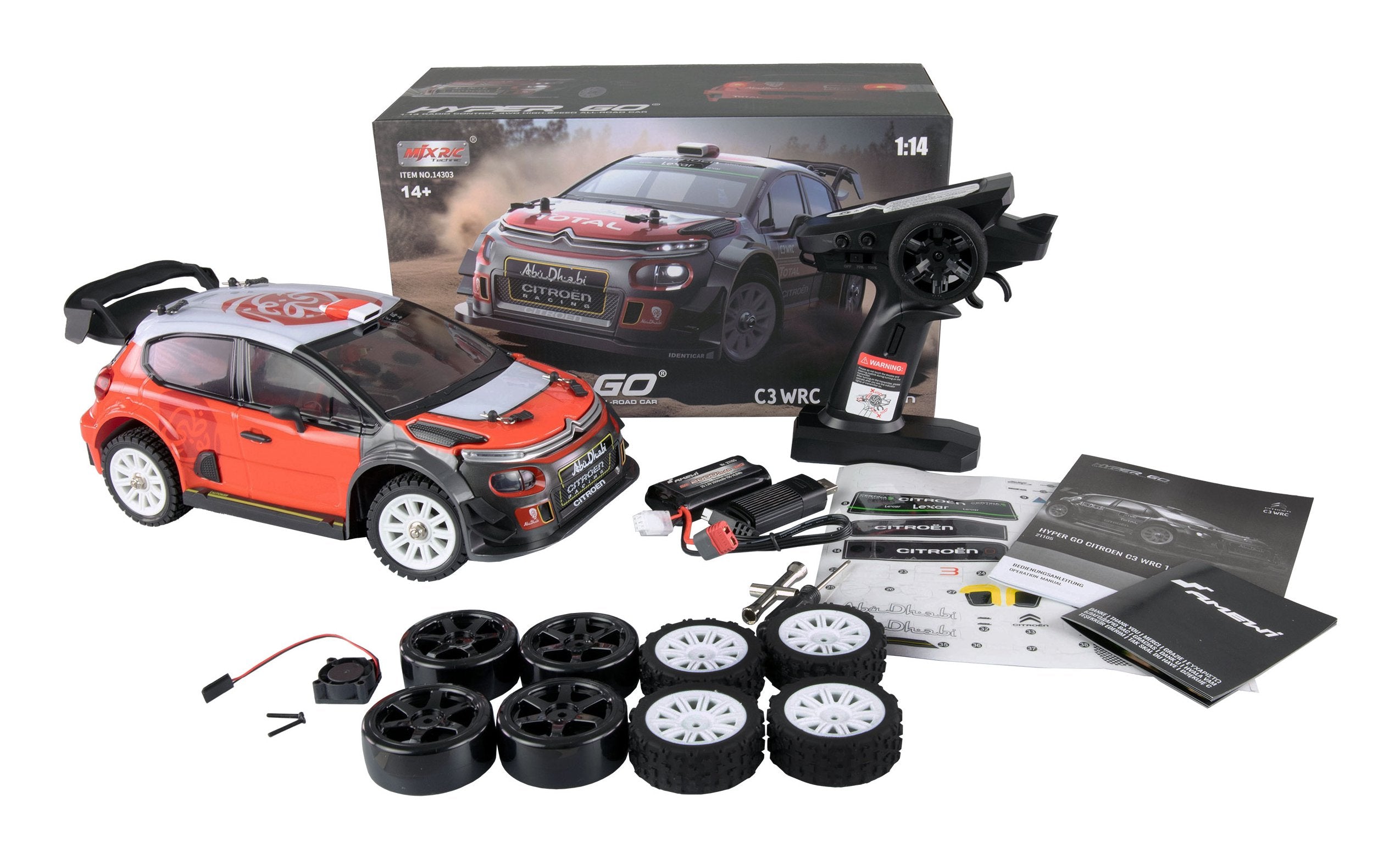 EAN 4262408975137 - Amewi C3 WRC modelo controlado por radio Coche de rally Motor eléctrico 1:14 imagen 2