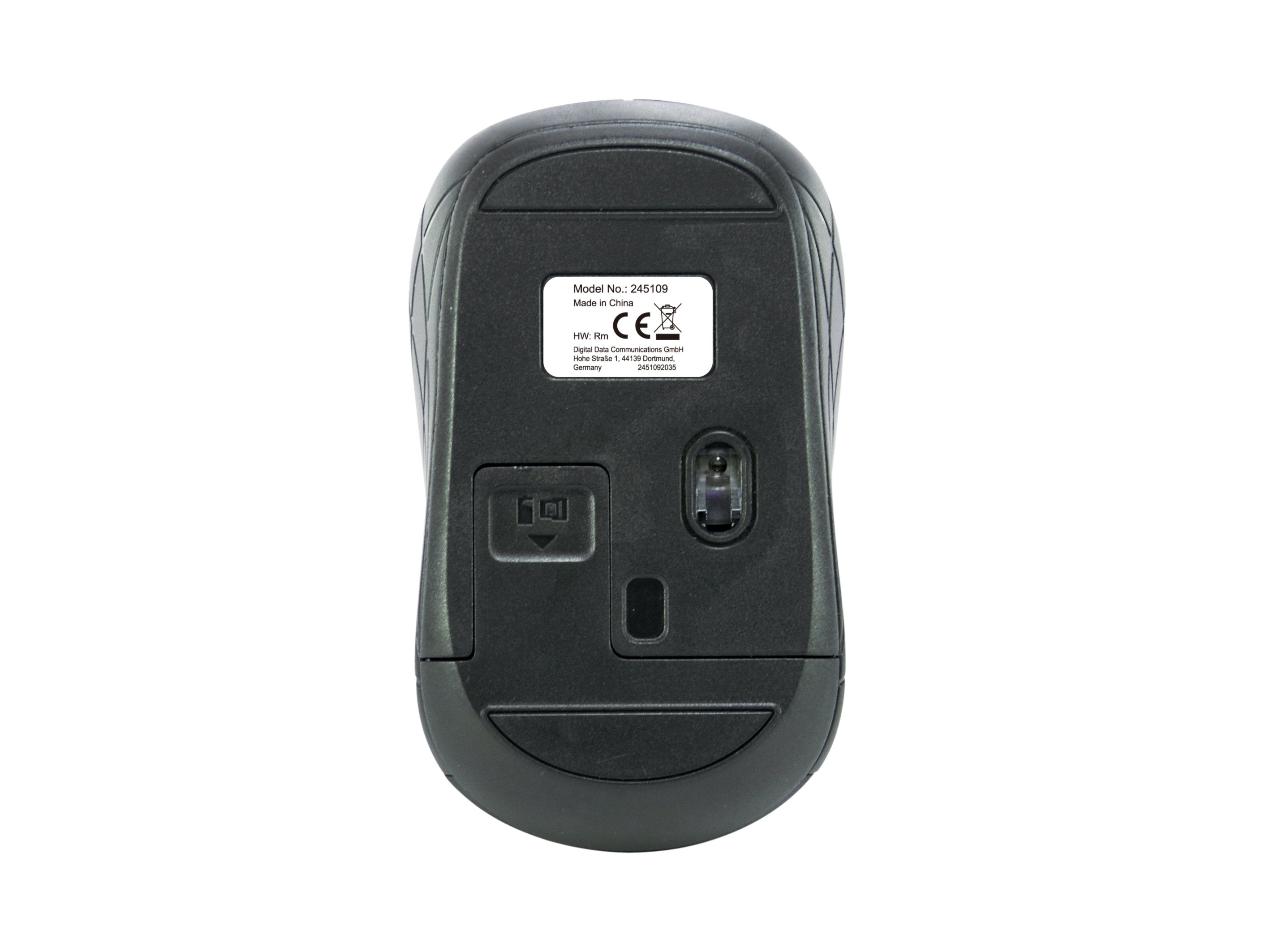 Equip Ratón Óptico Inalámbrico, Mini Gris