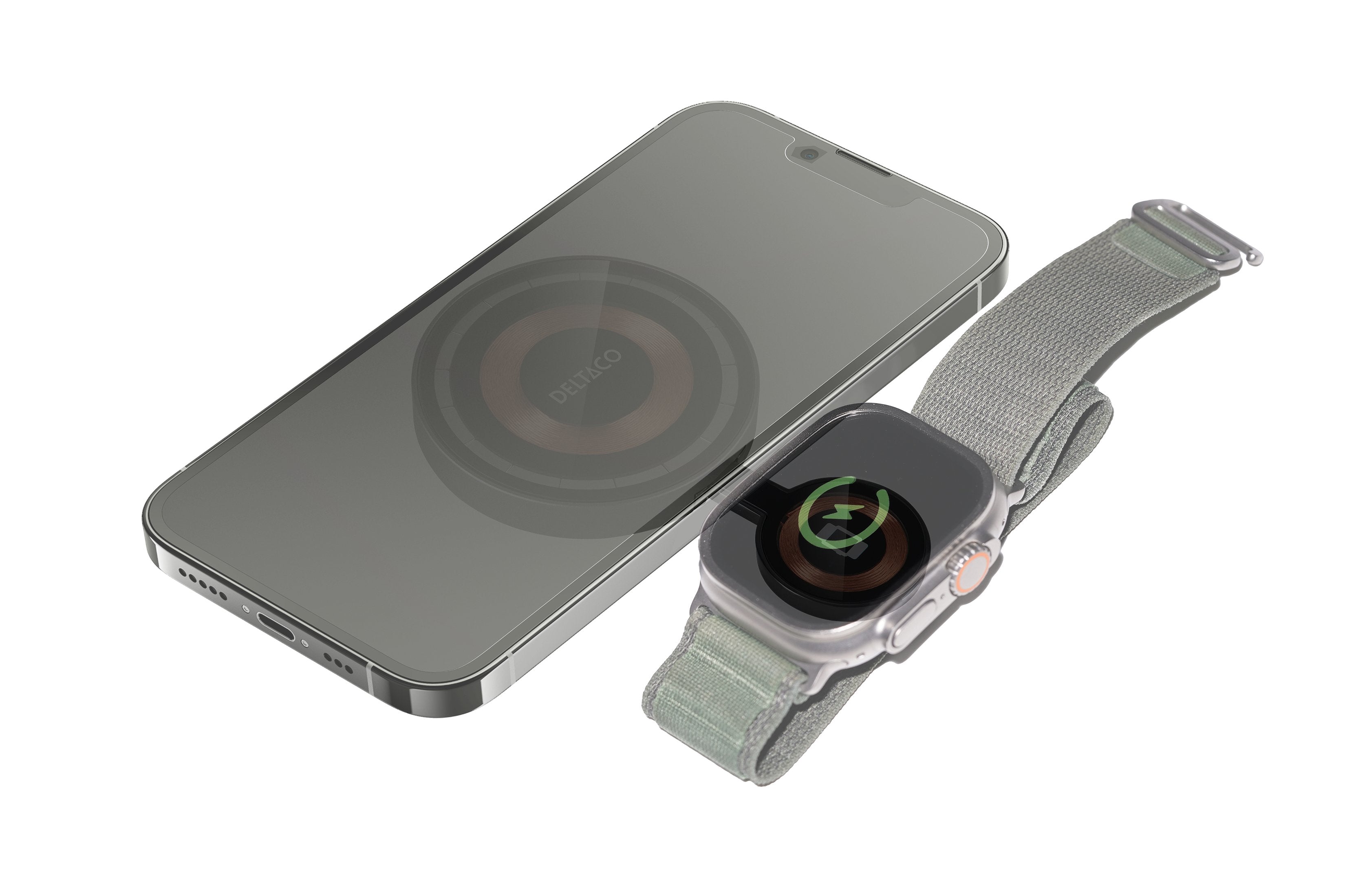 EAN 7333048065025 - Deltaco QI-1046 cargador de dispositivo móvil Auriculares, Smartphone, Reloj inteligente Transparente USB imagen 10