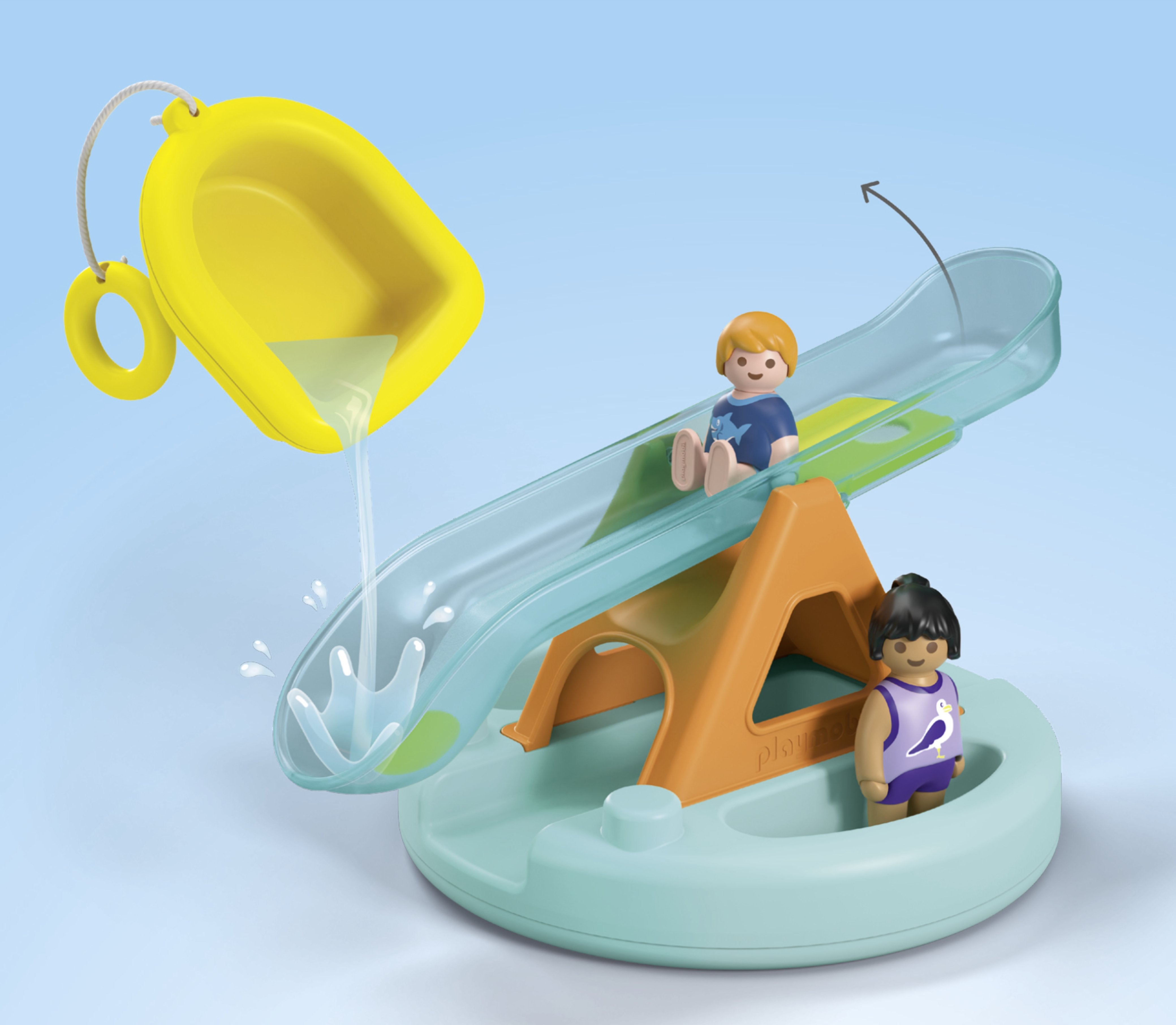 Playmobil Junior Aqua: Isla De Baño Con Tobogán