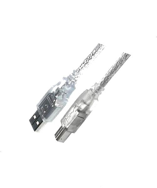 Usb 2.0 Kabel, 1,8m, Usb-A: Han - Usb-B: Han, Transparent