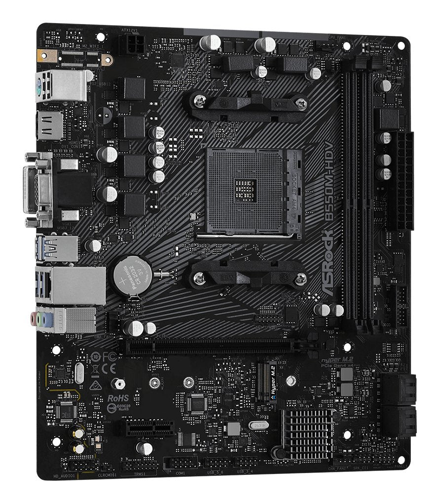 EAN 4710483931635 - Asrock B550M-HDV AMD B550 Zócalo AM4 micro ATX imagen 4