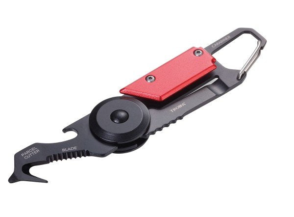 EAN 4024023270536 - TROIKA KTL26-RD Llavero mosquetón Negro, Rojo imagen 2