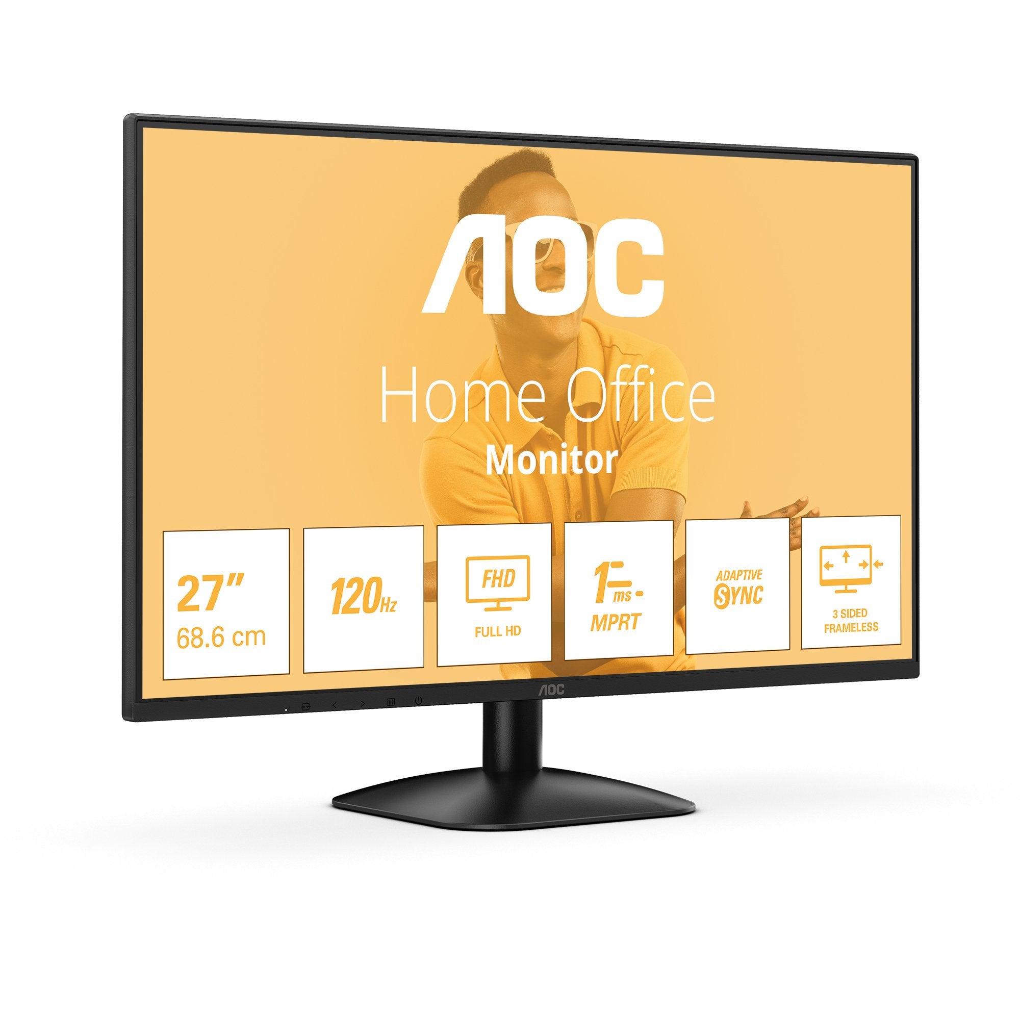 EAN 4038986182225 - AOC B3 27B31H pantalla para PC 68,6 cm (27") 1920 x 1080 Pixeles Full HD Negro imagen 2
