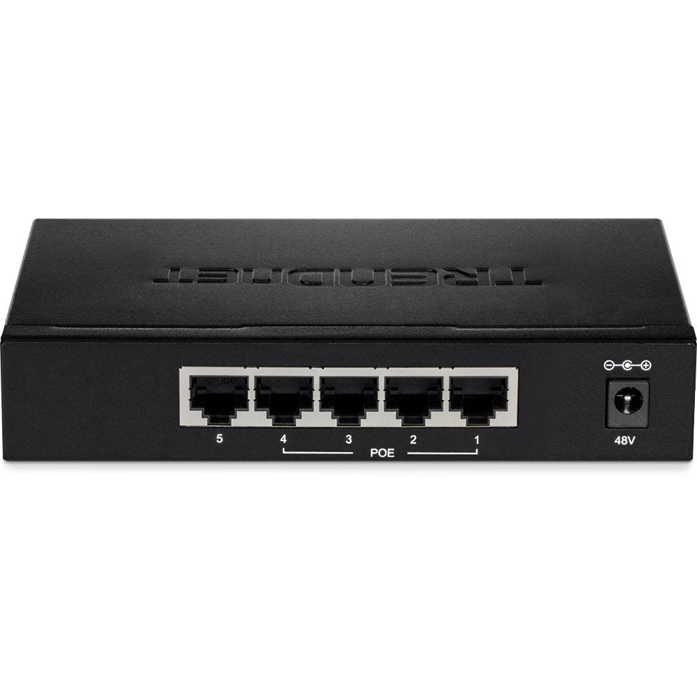 EAN 0710931161267 - Trendnet TPE-TG50ES switch Gestionado Gigabit Ethernet (10/100/1000) Energía sobre Ethernet (PoE) Negro imagen 3