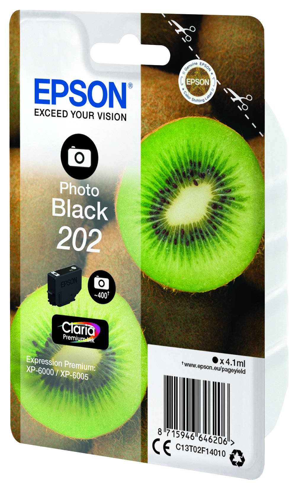 Epson Singlepack Photo Black 202 Claria Premium Ink Con Rf