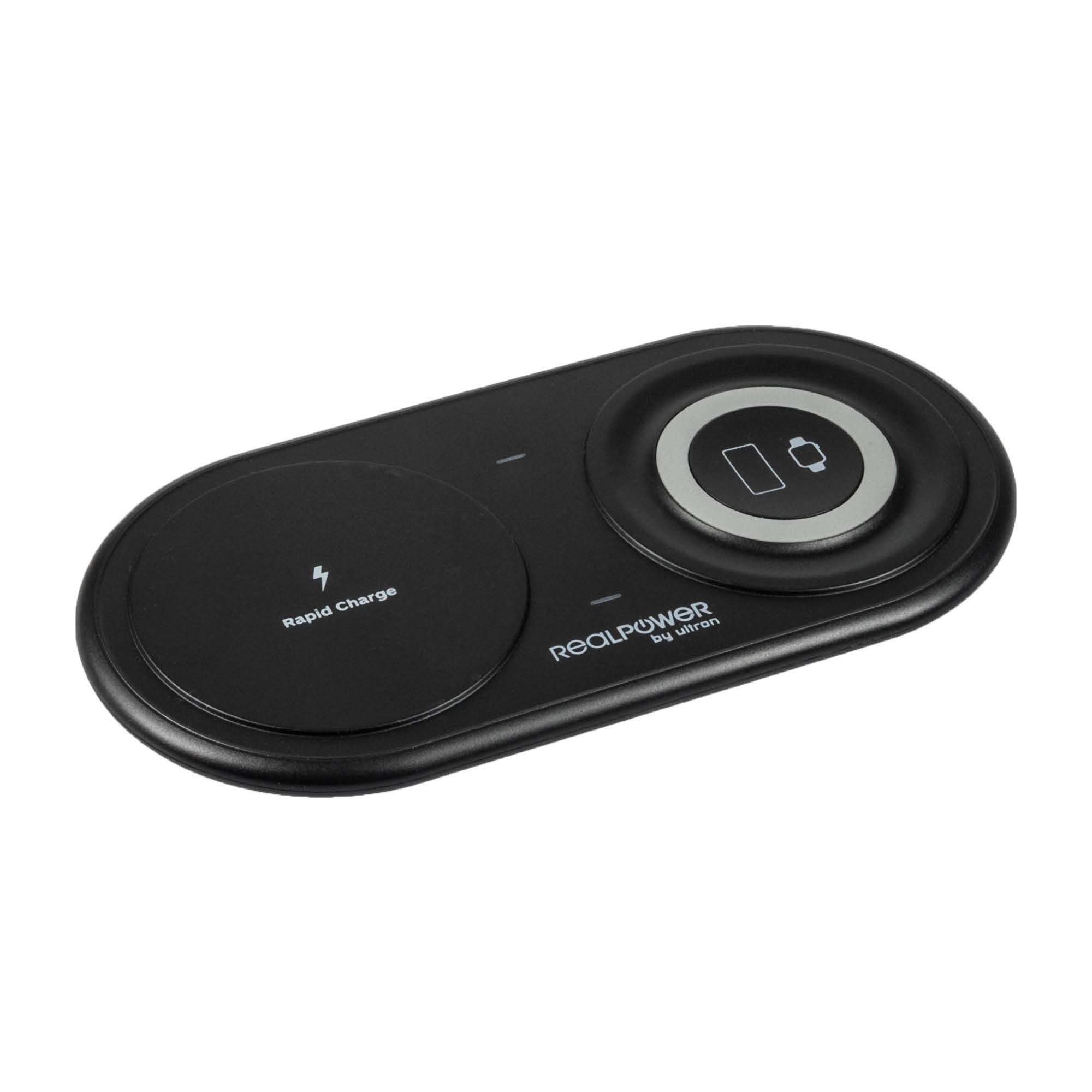 EAN 4040895010605 - RealPower ChargeAIR Duo Smartphone, Reloj inteligente Negro USB Interior imagen 2