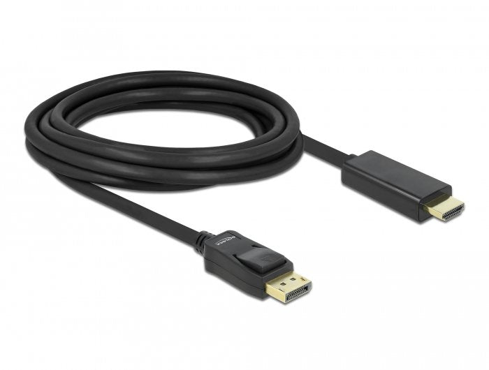 Delock Cable Displayport -> Hdmi - 3m Negro