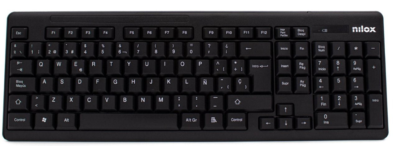Nilox Teclado + Raton Wireless Esp Negro