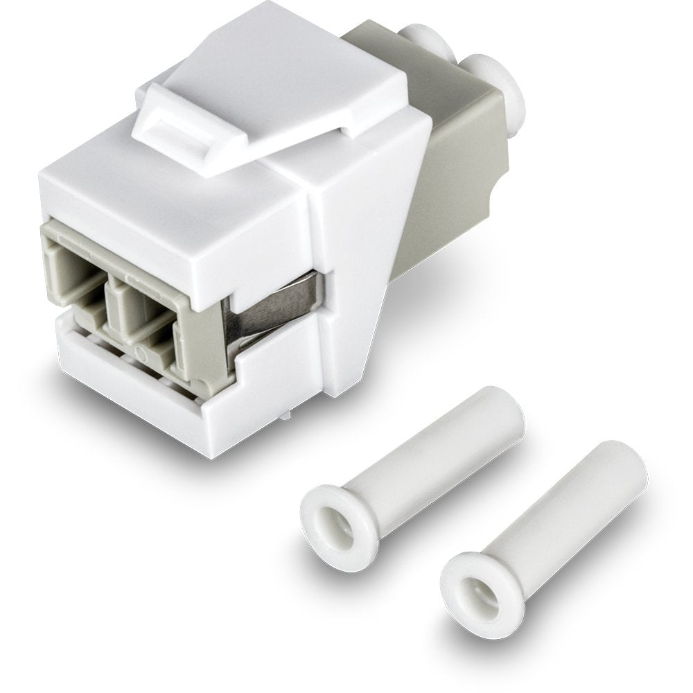 Lc Duplex Fiber Optic Keystone Coupler Jacks-
