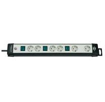 EAN 4007123624508 - Brennenstuhl 1951560600 base múltiple 3 m 6 salidas AC Negro, Gris imagen 1