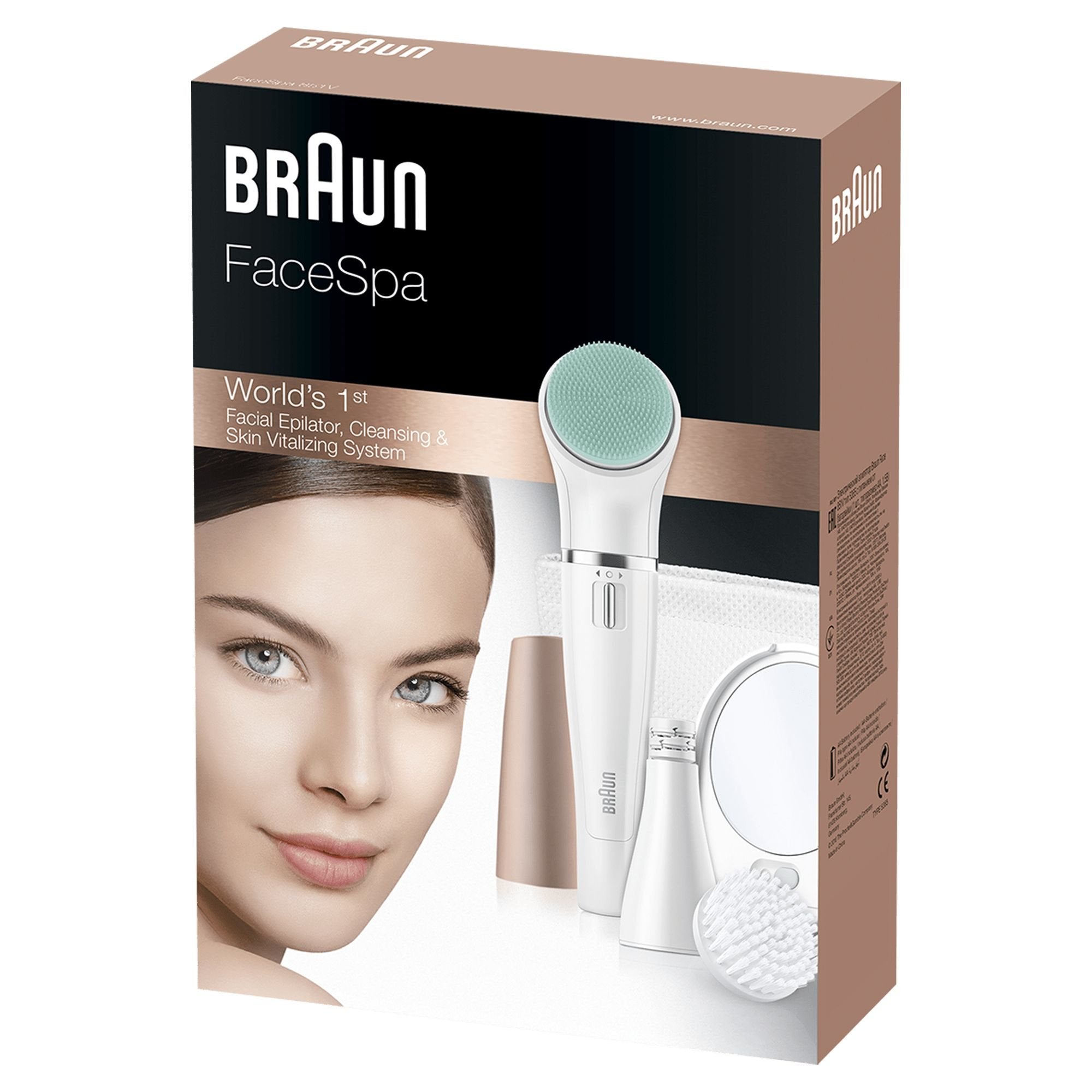 EAN 4210201171171 - Braun FaceSpa 851V Oro, Blanco imagen 7