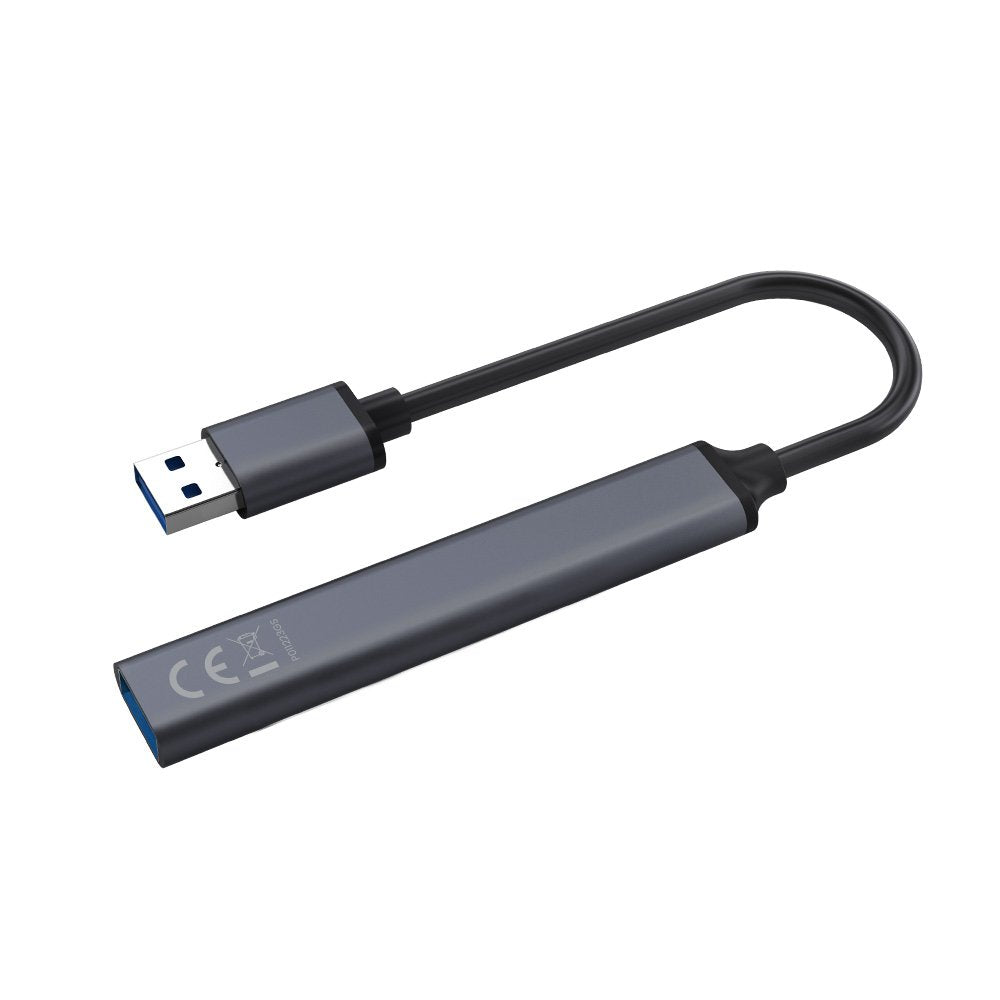 Concentrador Usb-A Savio Ak-70 - 3 × Usb-A 2.0, 1 × Usb-A 3.1 Gen 1, 4 En 1, 5 Gbps