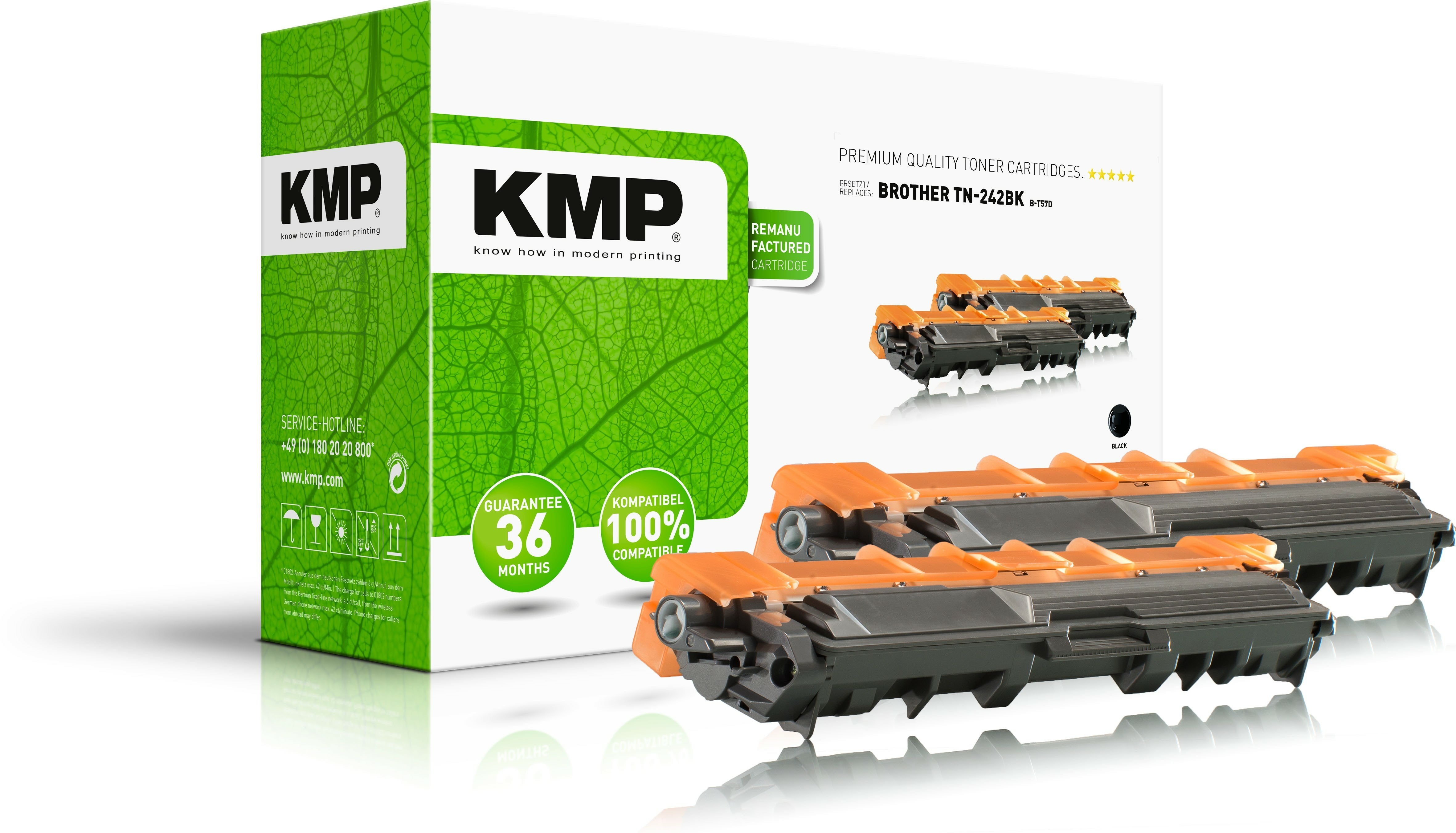 EAN 4011324122145 - KMP B-T57D cartucho de tóner 2 pieza(s) Negro imagen 1