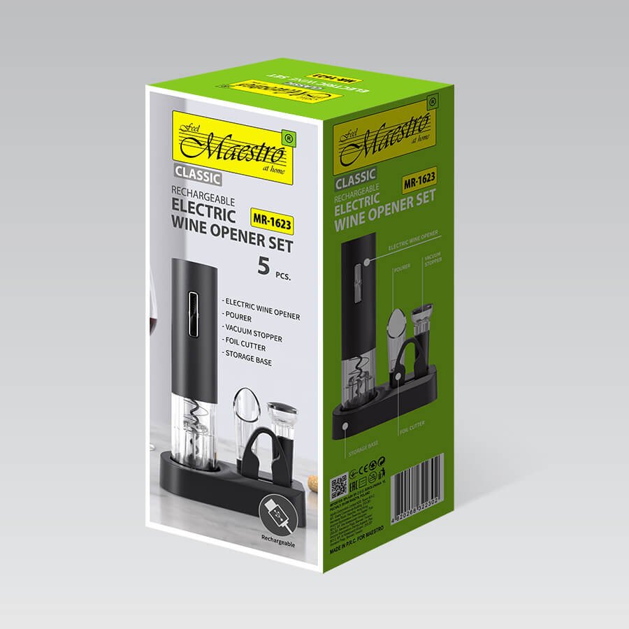 EAN 4820268322302 - Maestro MR-1623 abrebotellas Negro imagen 3