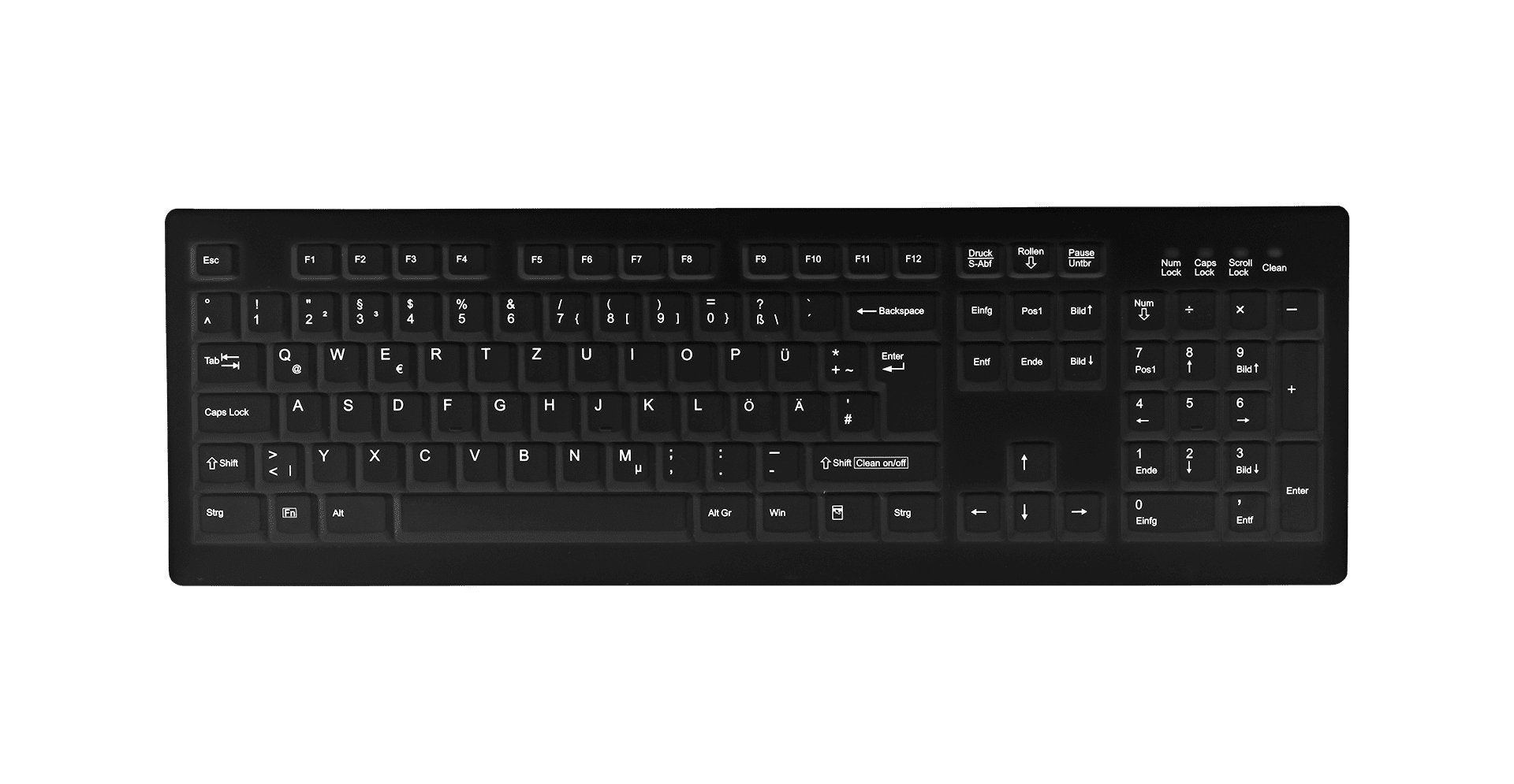 EAN 7061117149115 - Active Key AK-C8100 teclado Médico RF inalámbrico QWERTZ Alemán Negro imagen 1