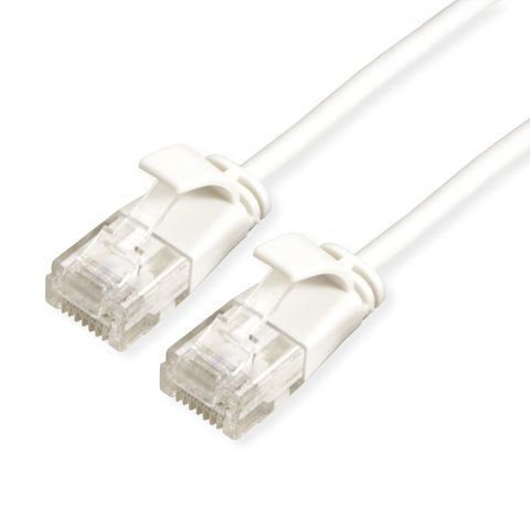 Roline Verde Utp Cable De Red Cat.6a (Class Ea), Lsoh, Slim, Wei, 0,3 M