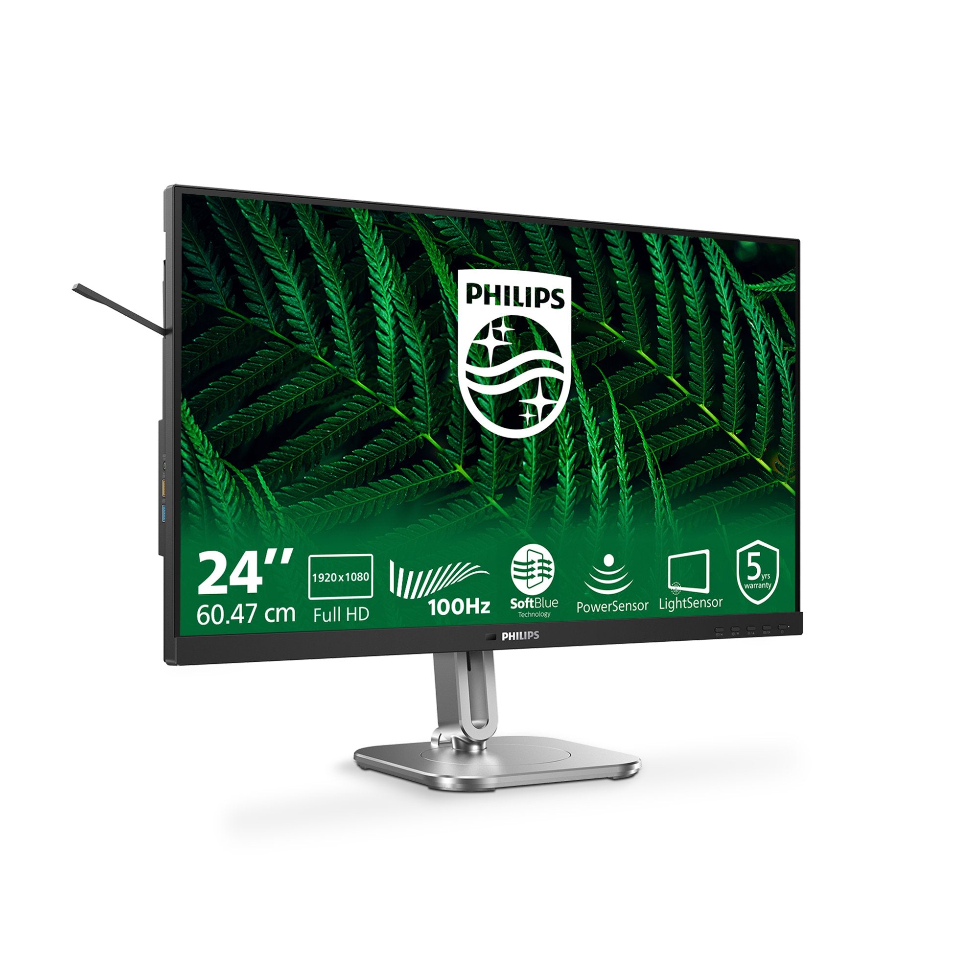 EAN 8721038001723 - Philips 5000 series 24B2G5200/00 pantalla para PC 60,5 cm (23.8") 1920 x 1080 Pixeles Full HD LCD Antraci imagen 2