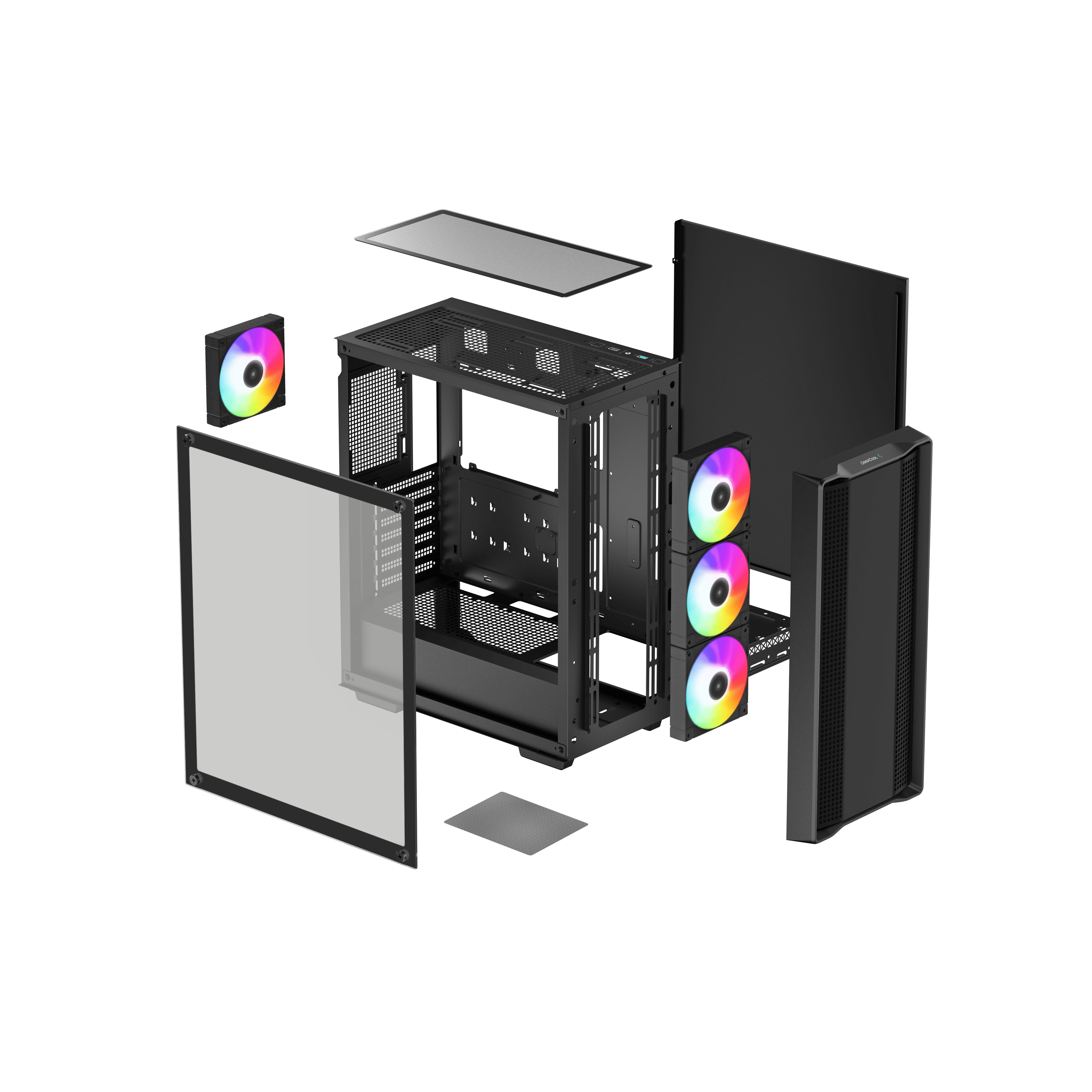 EAN 6933412774570 - DeepCool CC560 ARGB V2 Midi Tower Negro imagen 12