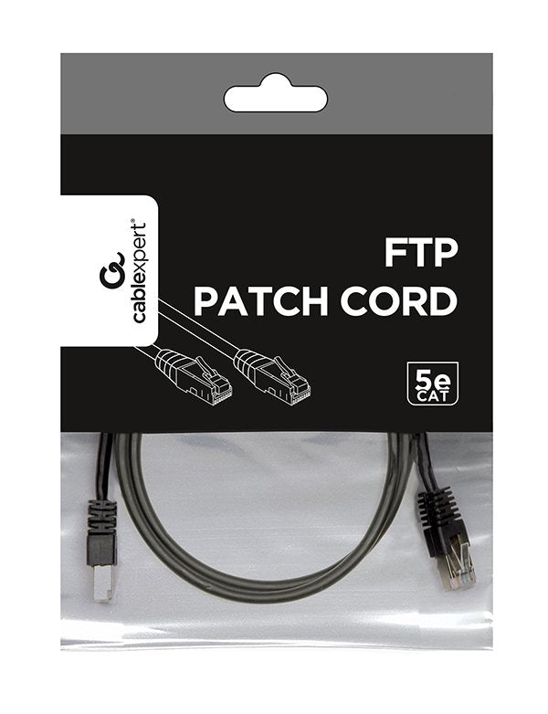 Gembird Pp22-1m/Bk Cable De Red Negro