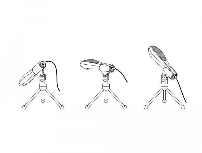 Delock Micrófono De Condensador Usb Con Soporte De
