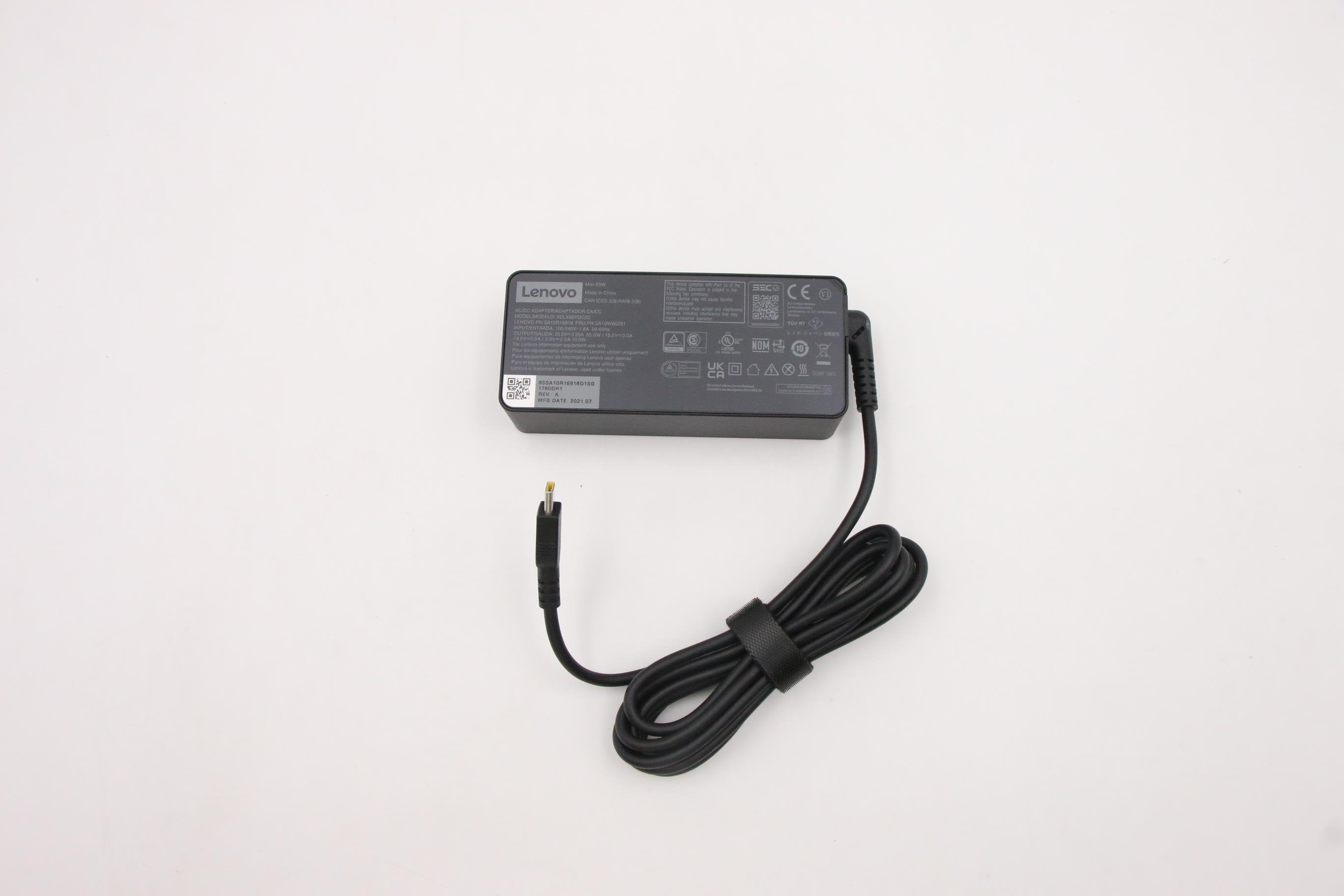 EAN 5704174656579 - Lenovo 5A10W86251 adaptador e inversor de corriente Interior 65 W Negro imagen 1
