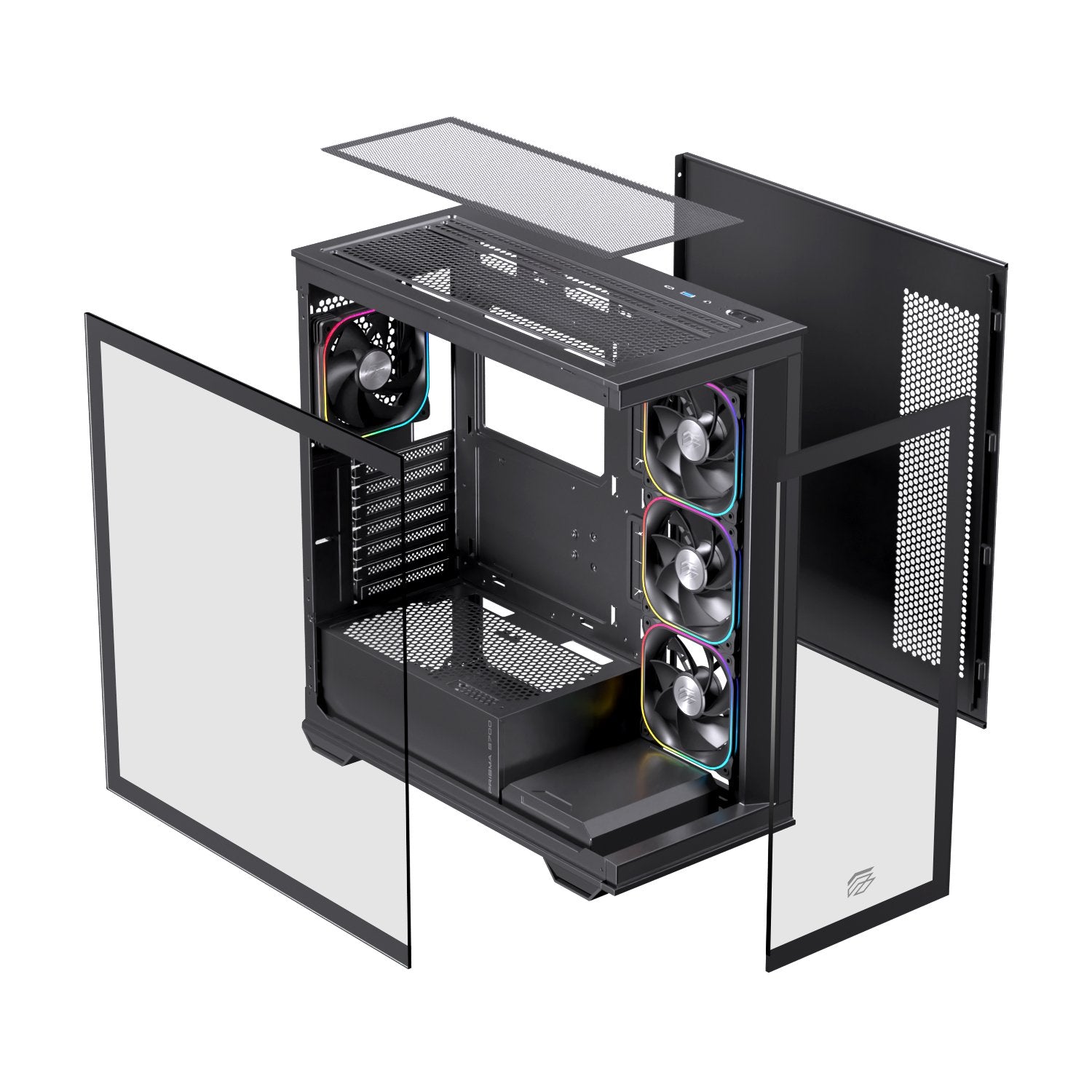 EAN 6977277369816 - Einarex EXCS-PR-700R-B carcasa de ordenador Midi Tower Negro imagen 10