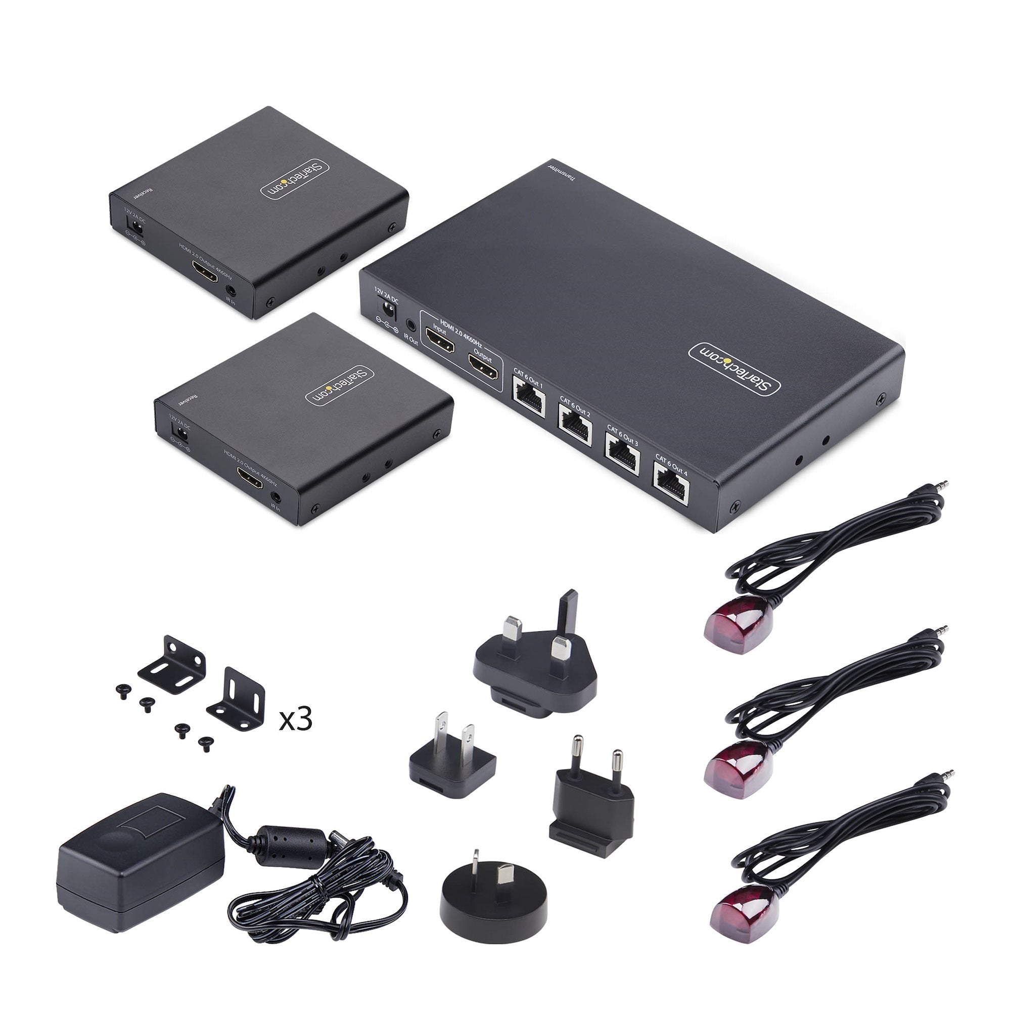 EAN 0065030916165 - StarTech.com 4K7014IC-EXTEND-HDMI extensor audio/video Transmisor y receptor de señales AV Negro imagen 3