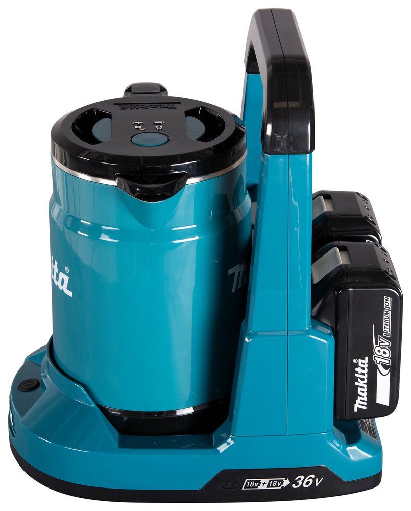 EAN 88381748896 - Makita DKT360Z tetera eléctrica 0,8 L Negro, Azul imagen 2