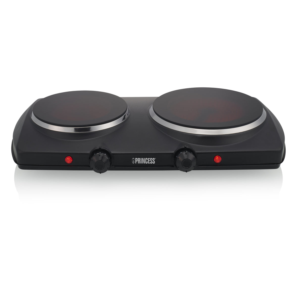 Princess 303021 - Ceran-Kochfeld - 2 Kw - Negro